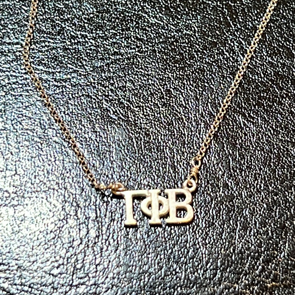 Dogeared Sterling Silver “Sorority Series” Gamma Phi Beta